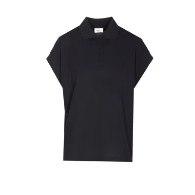 Saint Laurent Women Cassandre Pique' Polo