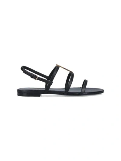 Saint Laurent Women "cassandre" Slingback Sandals