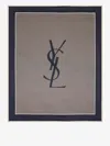 Saint Laurent Women Cassandre Striped Stole