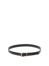 Saint Laurent Women Cassandre Belt With Square Buckle