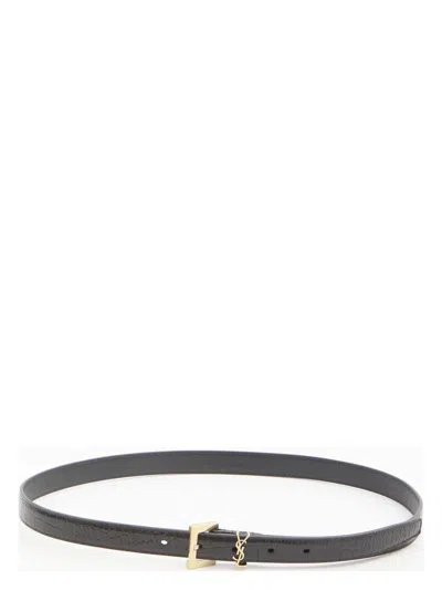 SAINT LAURENT WOMEN'S CASSANDRE THIN BELT