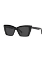 Saint Laurent Sl 657 Cat-eye Sunglasses In Black