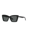 Saint Laurent Sl 657 Cat-eye Sunglasses In Black
