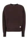 Saint Laurent Chocolate Cotton Oversize Sweatshirt
