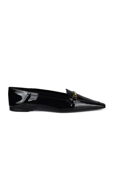 Saint Laurent Women Chris Loafers In Black