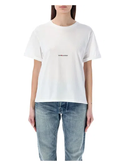 SAINT LAURENT WOMEN'S CLASSIC LOGO T-SHIRT