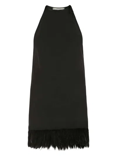 Saint Laurent Women's Crepe Mini Dress
