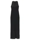 Saint Laurent Crepe Satin Maxi Dress