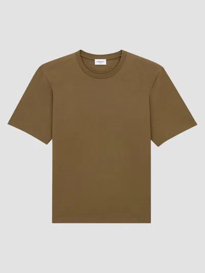 Saint Laurent Women's Crescent Moon T-shirt In Brown