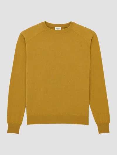 Saint Laurent Women's Crewneck Sweater In Cashmere In Brown