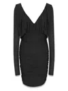 Saint Laurent Cupro Mini Dress