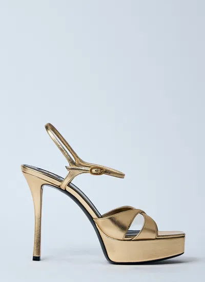 Saint Laurent Women Debbie Platform Sandals