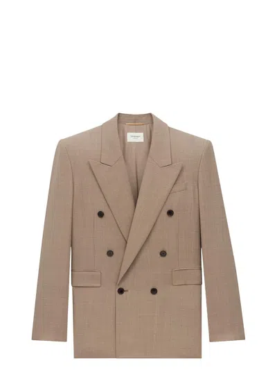 SAINT LAURENT WOMEN'S DOUBLE-BREASTED JACKET