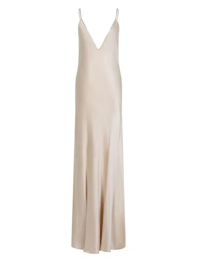 Saint Laurent Women's Dress In Nude & Neutrals