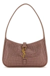Saint Laurent Women Embellished Satin Mini Le 5 Ã 7 Handbag In Pink