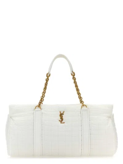 Saint Laurent Women's Fabric Gloria Travel Bag