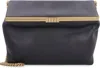 Saint Laurent Women's Fanny Leather Shoulder Bag In Black