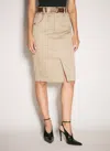 Saint Laurent Gabardine Pencil Skirt