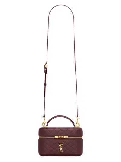 Saint Laurent Women's Gaby Mini Vanity Bag In Lambskin
