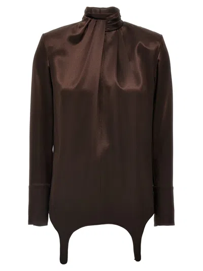 Saint Laurent Women Garter Blouse