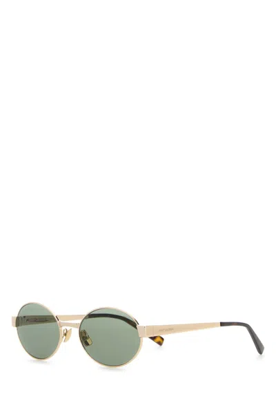 Saint Laurent Women's Round Sunglasses Sl 692 Gold
