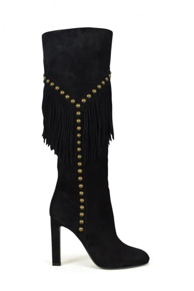 Saint Laurent Women Grace Boots In Black