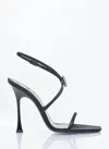Saint Laurent Open-toed High-heeled Sandals In Black