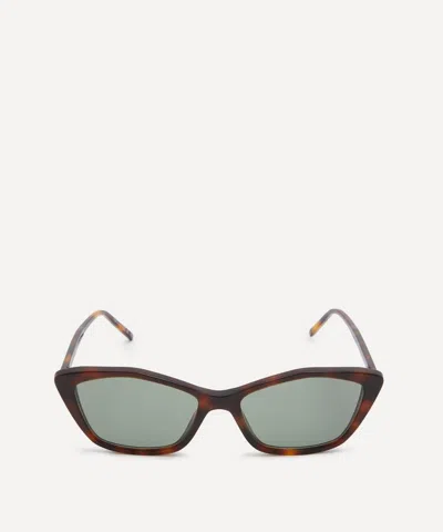 Saint Laurent Women's Havana Cat-eye Sunglasses