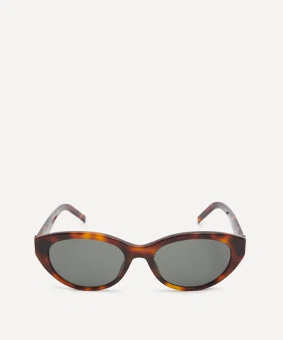 Saint Laurent Women's Havana Cat-eye Sunglasses