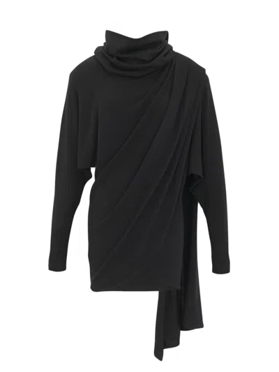 SAINT LAURENT WOMEN'S HOODED DRESS IN WOOL