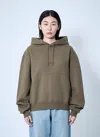 Saint Laurent Brode Hoodie In Green