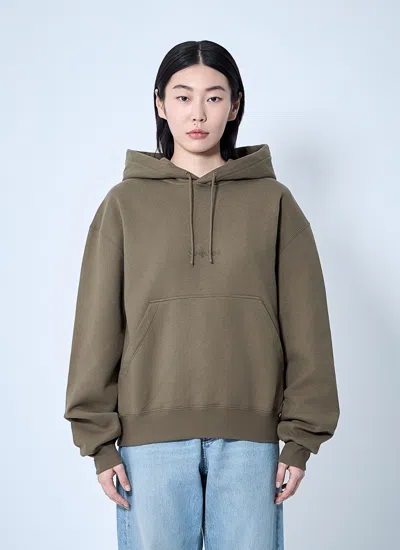 Saint Laurent Women Hooded Logo Motif Sweatshirt