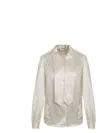 Saint Laurent Silk Scarf-collar Shirt