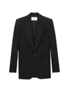 Saint Laurent Wool Blazer In Black