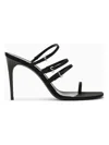 Saint Laurent Jerry 95mm Satin Mules In Black