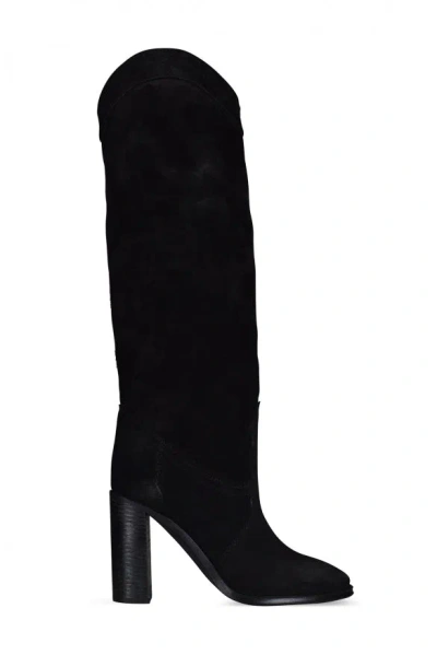 Saint Laurent Women Kate Boots In Black