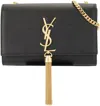 Saint Laurent Kate Shoulder Bag In Nero