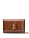 Saint Laurent Women Kate Patent Leather Crossbody Bag