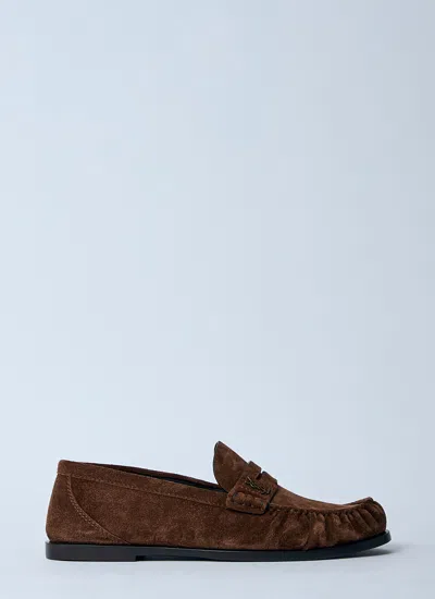 Saint Laurent Women Laurent Suede Loafers