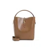 Saint Laurent Women's Le 37 Leather Bucket Bag In Brown