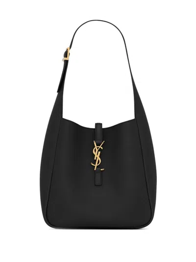 Saint Laurent Black Le 5 7 Leather Shoulder Bag