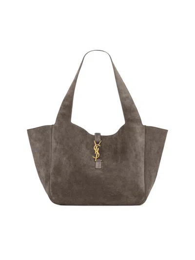 Saint Laurent Women's Le Bea In Suede Tote Bag