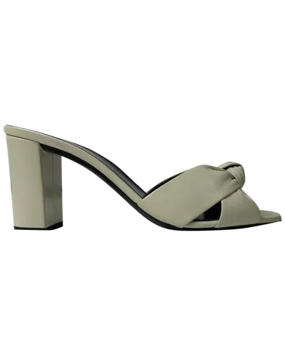 Pre-owned Saint Laurent Women's Leather Bianca Slide (authentic Pre-loved)