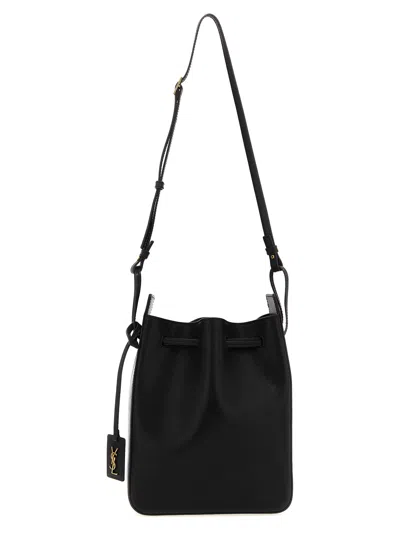 Saint Laurent Women Leather Bucket Bag