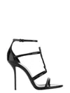 Saint Laurent Cassandra Patent Leather Sandals