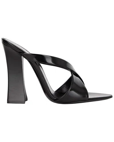 SAINT LAURENT SAINT LAURENT WOMEN'S LEATHER EVA MULES (AUTHENTIC PRE-LOVED)