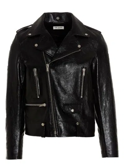 SAINT LAURENT WOMEN'S LEATHER JACKET