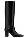 Saint Laurent Stivali Julia 70 In Pelle Nera Donna