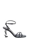 Saint Laurent Women's Leather Opyum 85 Sandals
