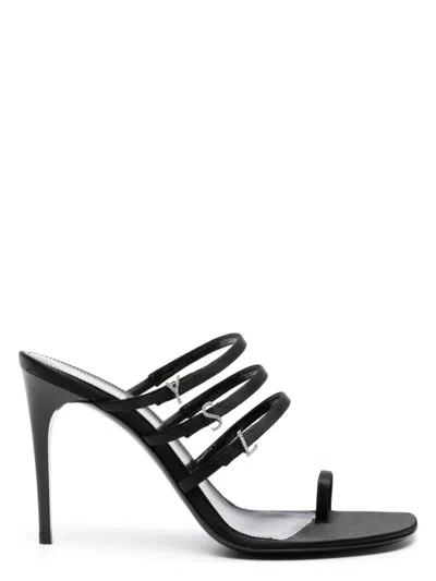Saint Laurent Women's Leather Sandal In Black